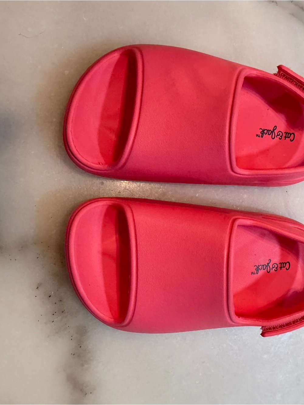 Cat & Jack Kids' Bright Pink Slide Sandals